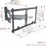Vogel's TVM 5645 Full-Motion TV Wall Mount (black) - Suitable for 40 up to 77 inch TVs - Up to 180° swivel - Dimensions
