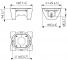 Vogel's PUC 1065 Ceiling Plate turn - Dimensions
