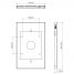 Vogel's PTS 1225 TabLock pour iPad mini (2019) - Dimensions