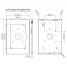 Vogel's PTS 1246 TabLock pour Samsung Galaxy Tab A7 (2020) - Dimensions