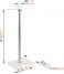 Vogel's SOUND 4303 Speaker Stand for SONOS PLAY:3 (white) - Dimensions