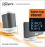 Vogel's SOUND 4113 Tischständer für Sonos One & Play:1, Play:3 (Weiß) - Packaging front