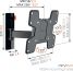 Vogel's WALL 2125 Full-Motion TV Wall Mount (black) - Suitable for 19 up to 40 inch TVs - Motion (up to 120°) - Tilt -10°/+10° - Dimensions