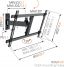 Vogel's WALL 2325 Full-Motion TV Wall Mount (black) - Suitable for 40 up to 65 inch TVs - Motion (up to 120°) - Tilt up to 20° - Dimensions