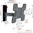 Vogel's WALL 3125 Full-Motion TV Wall Mount - Suitable for 19 up to 43 inch TVs - Motion (up to 120°) - Tilt -10°/+10° - Dimensions
