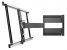 Vogel's THIN 345 UltraThin Fuldt bevægeligt tv-vægbeslag - Velegnet til tv'er fra 40 til 65 tommer - Fuld bevægelse (op til 180°) - Vip op til 20° - Side view