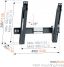 Vogel's THIN 415 ExtraThin Tilting TV Wall Mount - Suitable for 26 up to 55 inch TVs up to 18 kg - Tilt up to 15° - Dimensions