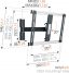 Vogel's THIN 425 ExtraThin Full-Motion TV Wall Mount - Suitable for 26 up to 55 inch TVs - Motion (up to 120°) - Tilt up to 20° - Dimensions