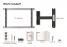 Vogel's THIN 525 ExtraThin Full-Motion TV Wall Mount - Suitable for 40 up to 65 inch TVs - Motion (up to 120°) - Tilt up to 20° - What's in the box
