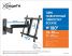 Vogel's W53070 Full-Motion TV Wall Mount (black) - Suitable for 32 up to 55 inch TVs - Full motion (up to 180°) - Tilt up to 20° - Packaging front