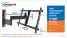 Vogel's W53080 Full-Motion TV Wall Mount (black) - Suitable for 40 up to 65 inch TVs - Full motion (up to 180°) - Tilt up to 20° - Packaging front