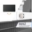 Vogel's TVM 3643 Full-Motion TV Wall Mount (white) - Suitable for 40 up to 77 inch TVs - Full motion (up to 180°) swivel - Tilt up to 20° - USP