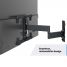 Vogel's TVM 3665 Full-Motion TV Wall Mount - Suitable for 40 up to 77 inch TVs - Up to 180° swivel - Tilt up to 20° - USP