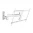 Vogel's TVM 3645 Full-Motion TV Wall Mount (white) - Suitable for 40 up to 77 inch TVs - Full motion (up to 180°) swivel - Tilt up to 20° - Product