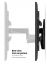Vogel's WALL 3350 Full-Motion TV Wall Mount - Suitable for 40 up to 65 inch TVs - Forward and turning motion (up to 120°) - Tilt up to 15° - USP