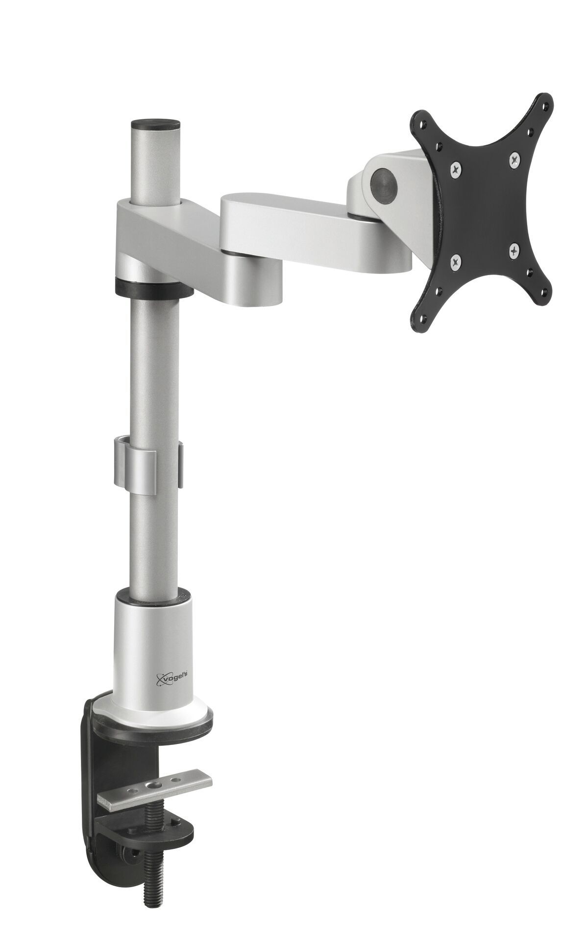 Vogel's PFD 8523 Monitor Arm static (silver) - For monitors up to 13 kg - Ideally suited for Gaming and (Home) Office - Product