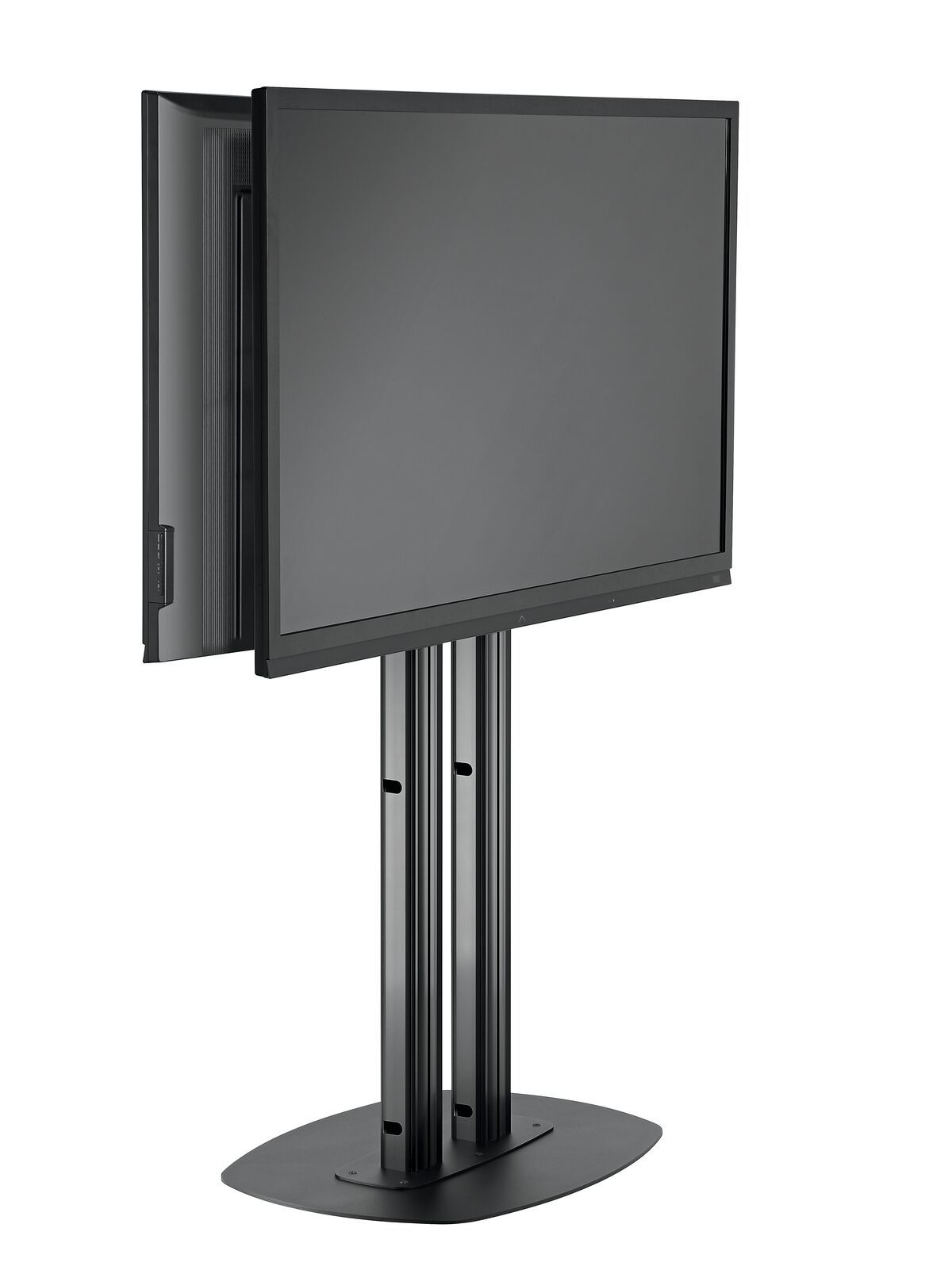 Vogel's PFF 7050 Płyta podłogowa, do 2 x monitory plecami do siebie, czarna - Application