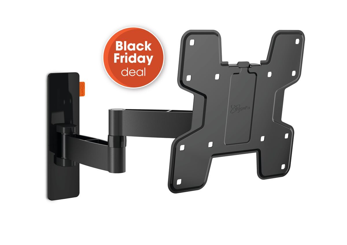 Vogel's WALL 3145 Full-Motion TV Wall Mount (black) - Suitable for 19 up to 43 inch TVs - Full motion (up to 180°) - Tilt -10°/+10° - Promo