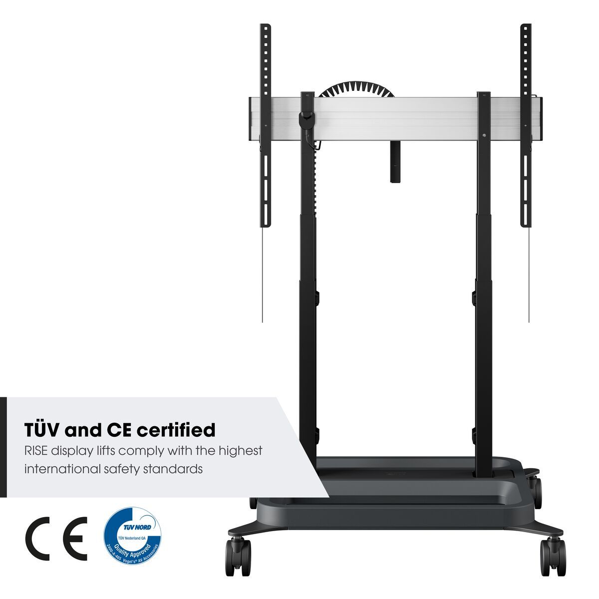 Vogel's RISE 5108 elektrische display lift vloerstandaard 80 mm/s (zwart, EU) USP