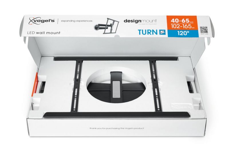 Vogel's DesignMount (NEXT 7345) Full-Motion TV Wall Mount - Suitable for 40 up to 65 inch TVs up to 30 kg - Motion (up to 120°) - Unboxing