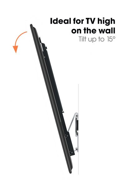 Vogel's THIN 415 ExtraThin Tv-vægbeslag med vippefunktion - Velegnet til tv'er fra 26 til 55 tommer op til 18 kg - Vip op til 15° - USP