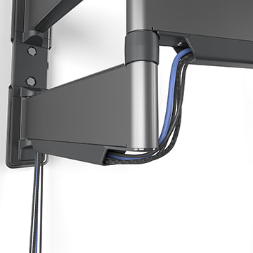 Support mural TV orientable, système Cable Inlay System, Full-Motion+, ELITE | Vogel’s 