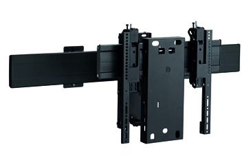 Combine a video wall pop-out mount plus 3D interface strips with a Vogel’s Connect-it interface bar for even faster and easier video wall installation